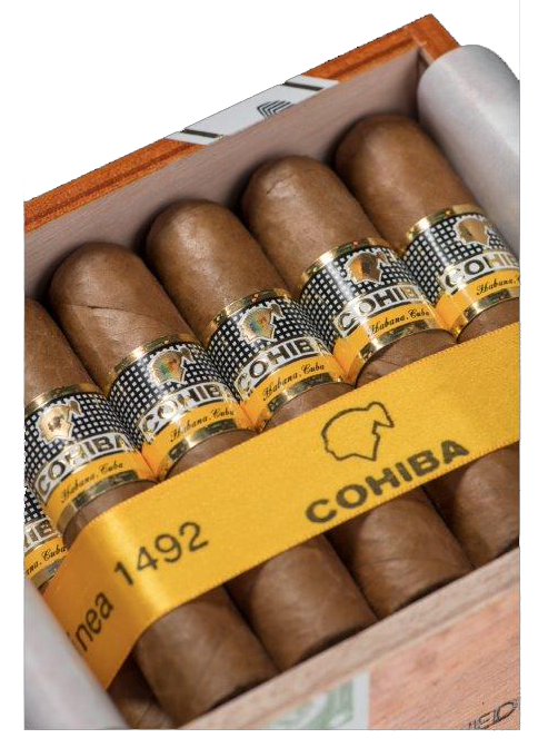 Una caja de Cigarros Puros Cubanos Habanos Cohiba grande